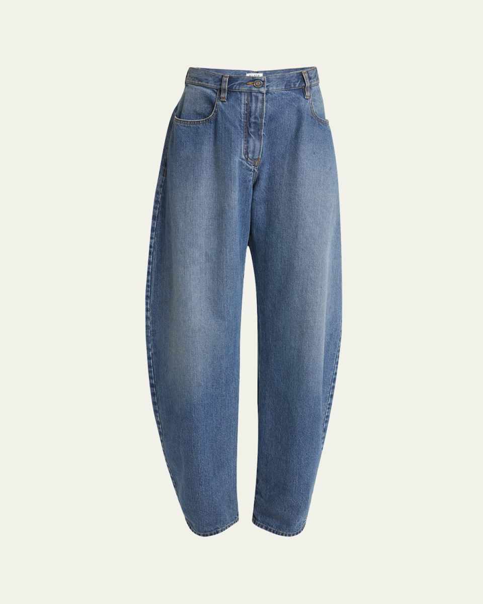 Rounded Low-Rise Jeans